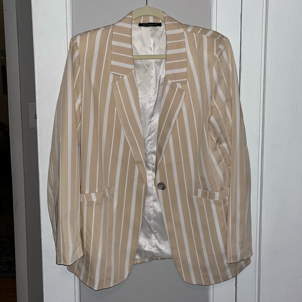 Striped Blazer